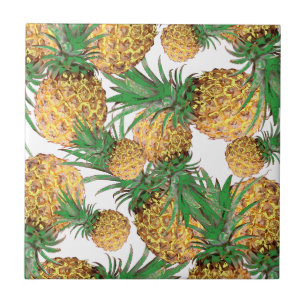 Azulejo Patrón de Piña Tropical Delicioso