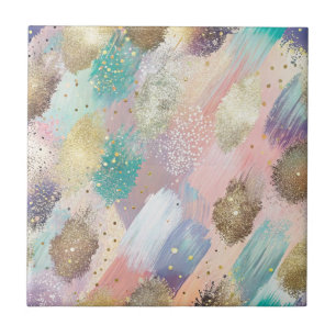 Azulejo Patrón de pincel diagonal vibrante