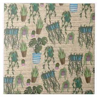 Azulejo Patrón de plantas de pota