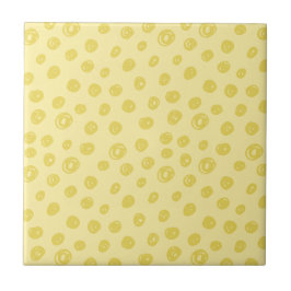 Azulejo Patrón de punto amarillo