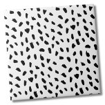 Azulejo Patrón de puntos simples blanco negro<br><div class="desc">Usa este simple y moda fondo de punto negro y blanco desordenado para personalizar tu espacio vital. También se puede cambiar el color de fondo para que sea realmente tu propio aspecto. Además, también puedes hacer que los puntos negros sean de un color completamente diferente. Si quieres usar esta baldosa...</div>