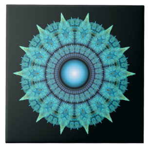 Azulejo Patrón de radiación oriental