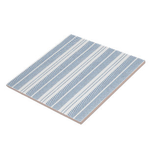 Azulejo Patrón de raya de helecho de espina de arenque azu
