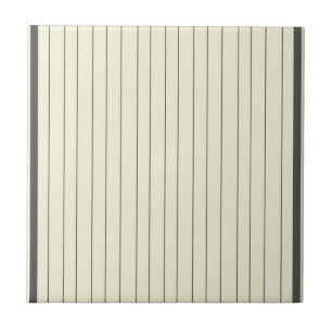 Azulejo Patrón de raya vertical beige negro