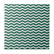 Patrón de raya zig zag Chevron Verde Turquesa