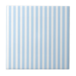 Azulejo Patrón de Rayas Azules Minimalista Moderno de Vera