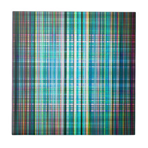 Azulejo Patrón de rayas bruscas verdes