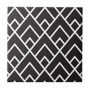 Azulejo Patrón de rejilla de diamante geométrico elegante