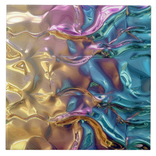 Azulejo Patrón de Relieve metalizado falso de Guay