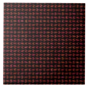 Azulejo Patrón de Tejido Abstracto Rosa y Negro