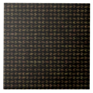Azulejo Patrón de Tejido Abstracto Verde Negro