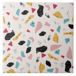 Azulejo Patrón de terrazo colorido