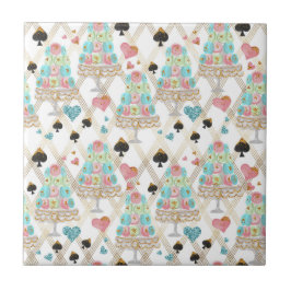 Azulejo Patrón de tiempo del té