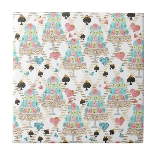 Azulejo Patrón de tiempo del té (Frente)