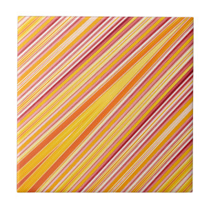 Azulejo patrón de tiras de naranja