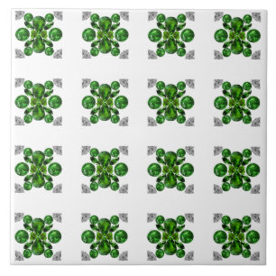 Azulejo Patrón de tortuga verde
