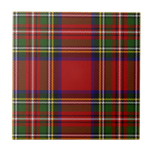 Azulejo Patrón de tracción de Tartán del clan Stewart R