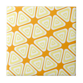 Azulejo Patrón de triángulo amarillo