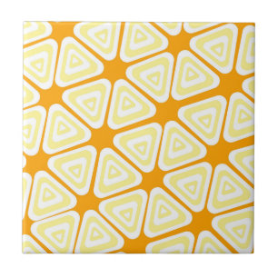 Azulejo Patrón de triángulo amarillo