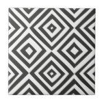 Azulejo Patrón de triángulo blanco de forma abstracta mode<br><div class="desc">Patrón de triángulo blanco de forma abstracta moderno</div>
