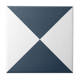 Azulejo Patrón de triángulo geométrico azul abstracto mode