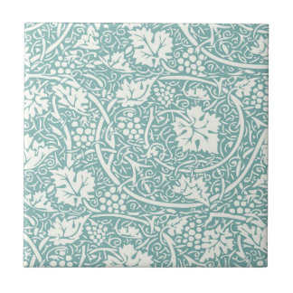 Azulejo Patrón de uva William Morris Turquoise Verde azula