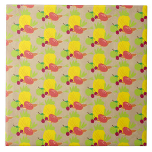 Azulejo Patrón de Verduras Rústicas
