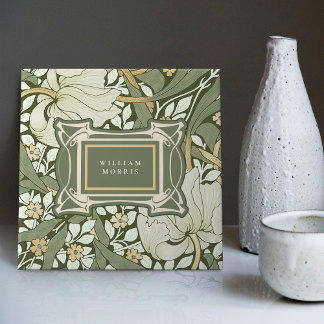 Azulejo Patrón de vintage de William Morris Pimpernel