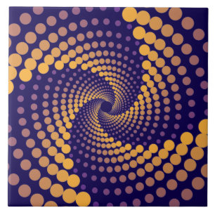 Azulejo Patrón de vórtice espiral