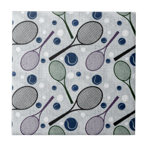 Azulejo Patrón deportivo para los aficionados al tenis.