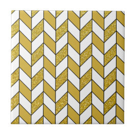 Azulejo Patrón elegante de cheurón Herringbone Purpurina G