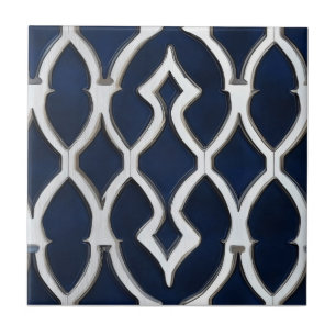 Azulejo Patrón elegante plateado