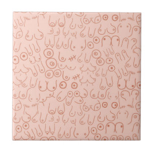 Azulejo Patrón escandinavo rosa neutro