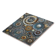 Patrón espiral de Navidades azules