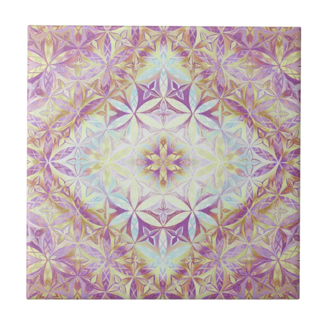 Azulejo Patrón Flor de la Vida (Frente)