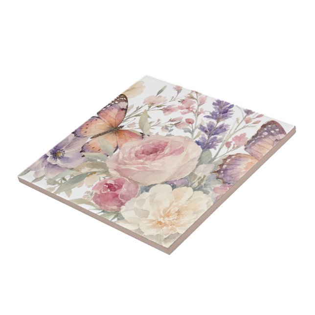 Azulejo patrón floral (Lado)