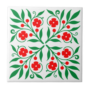 Azulejo Patrón floral