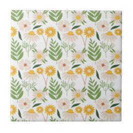 Azulejo Patrón floral