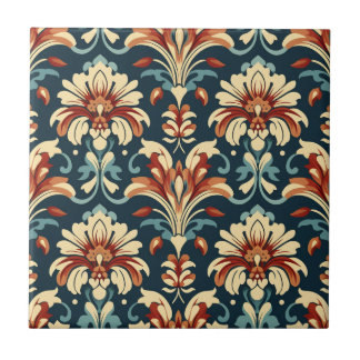 Azulejo Patrón floral Art Nouveau