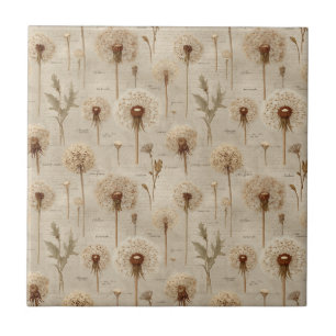 Azulejo Patrón floral botánico vintage (10)