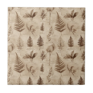 Azulejo Patrón floral botánico vintage (7)