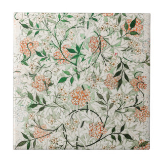 Azulejo Patrón floral botánico vintage - Cera decorativa