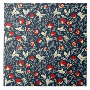 Azulejo Patrón floral de William Morris