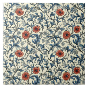 Azulejo Patrón floral de William Morris