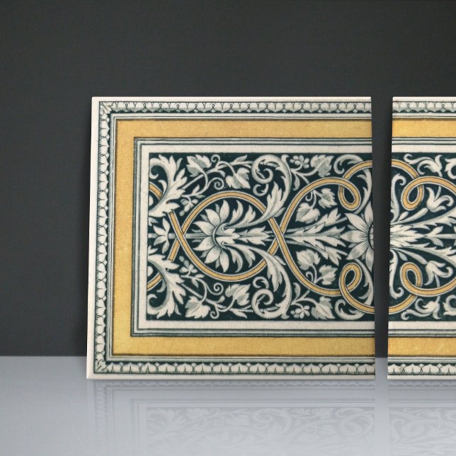 Azulejo Patrón floral griego clásico del Reino Unido (Subido por el creador)