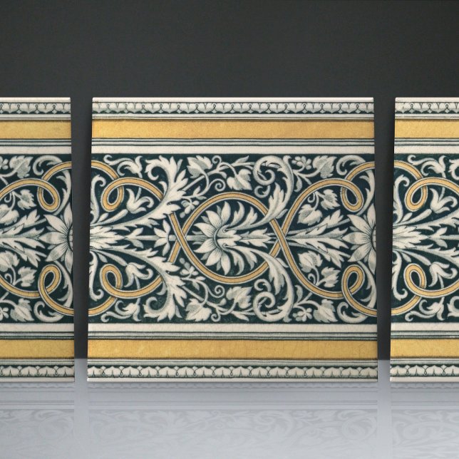 Azulejo Patrón floral griego clásico del Reino Unido (Subido por el creador)