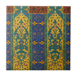 Azulejo Patrón floral intrincado persa decorativo