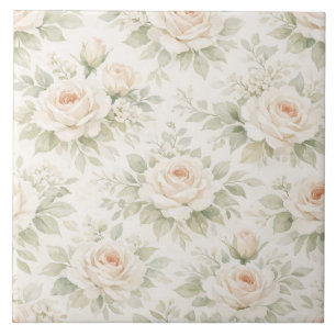 Azulejo Patrón floral nupcial