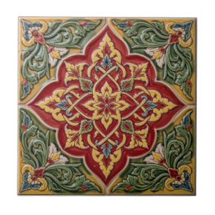 Azulejo Patrón floral persa de Henry Dearle Diseño floral