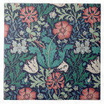 Azulejo Patrón floral vintage, William Morris<br><div class="desc">William Morris (24 de marzo de 1834 a 3 de octubre de 1896) fue un diseñador textil, poeta, novelista, traductor y activista socialista británico asociado al Movimiento de Artes y Artesanías Británicas. Fue uno de los principales contribuyentes al resurgimiento de las artes textiles tradicionales británicas y de los métodos de...</div>